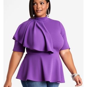 NWT Peplum Top